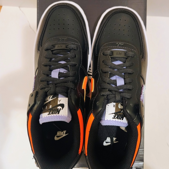 Nike Women's Air Force 1 Shadow SE Black with Multicolor Accents - Picture 5 of 8